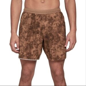 VRST Brown‎ Grunge Tie Dye Shorts Size XXL NWT